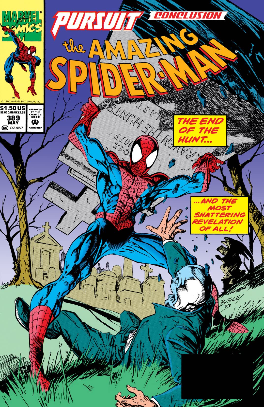 The Amazing Spider-Man #389 cover
