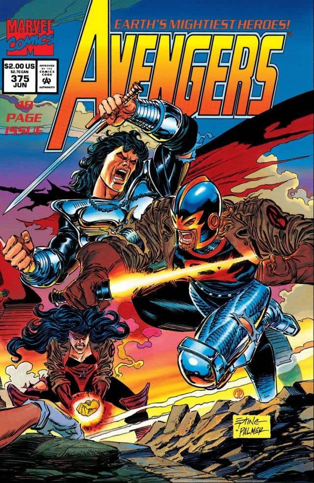 The Avengers #375 cover