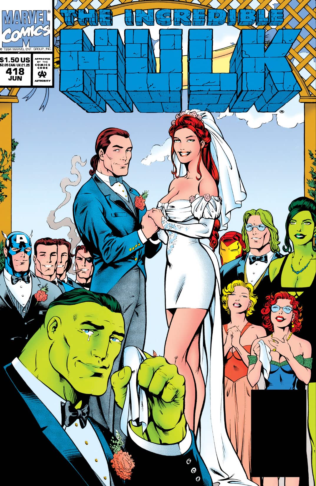 The Incredible Hulk #418 cover