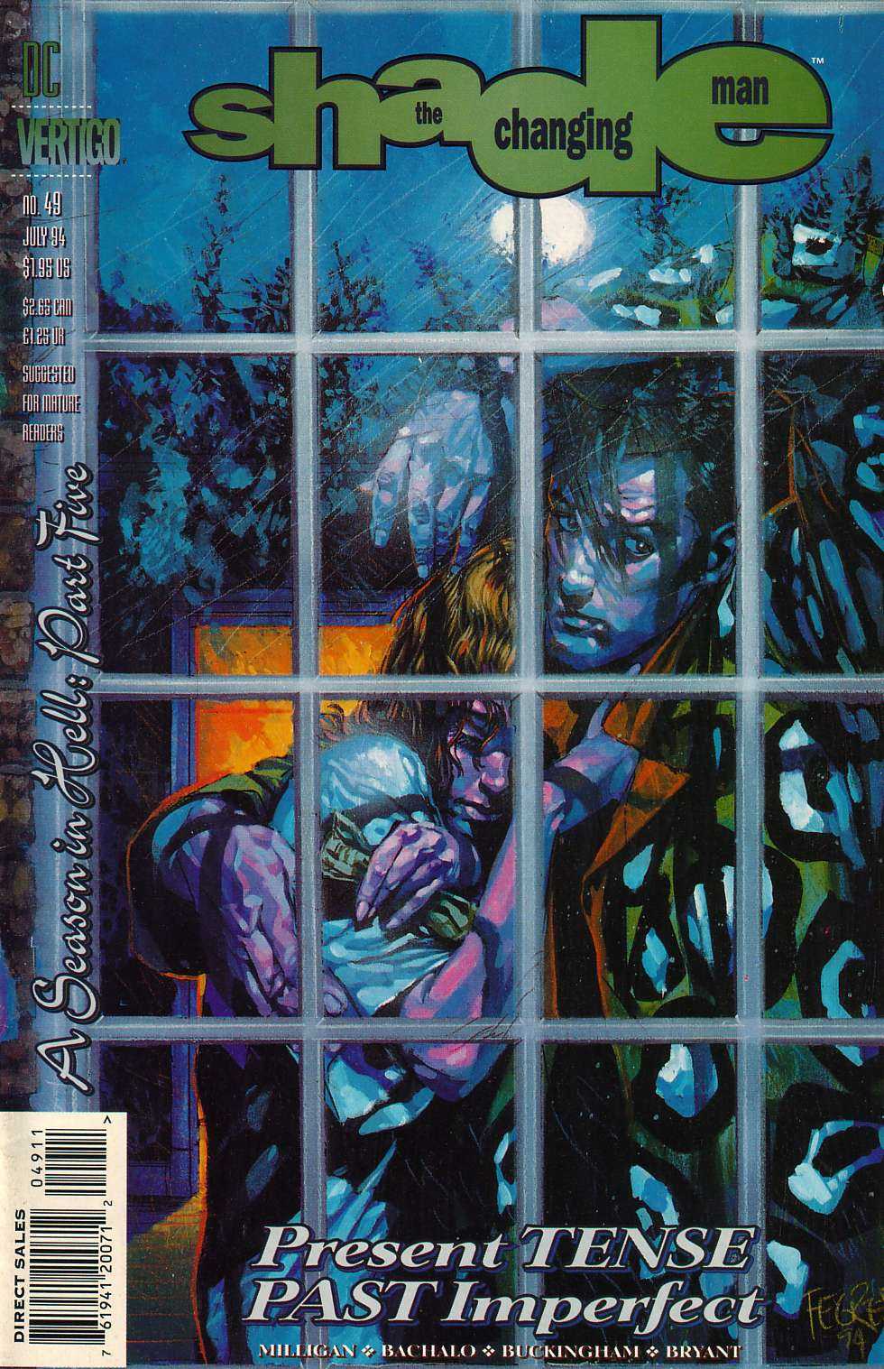Shade, the Changing Man #49 cover