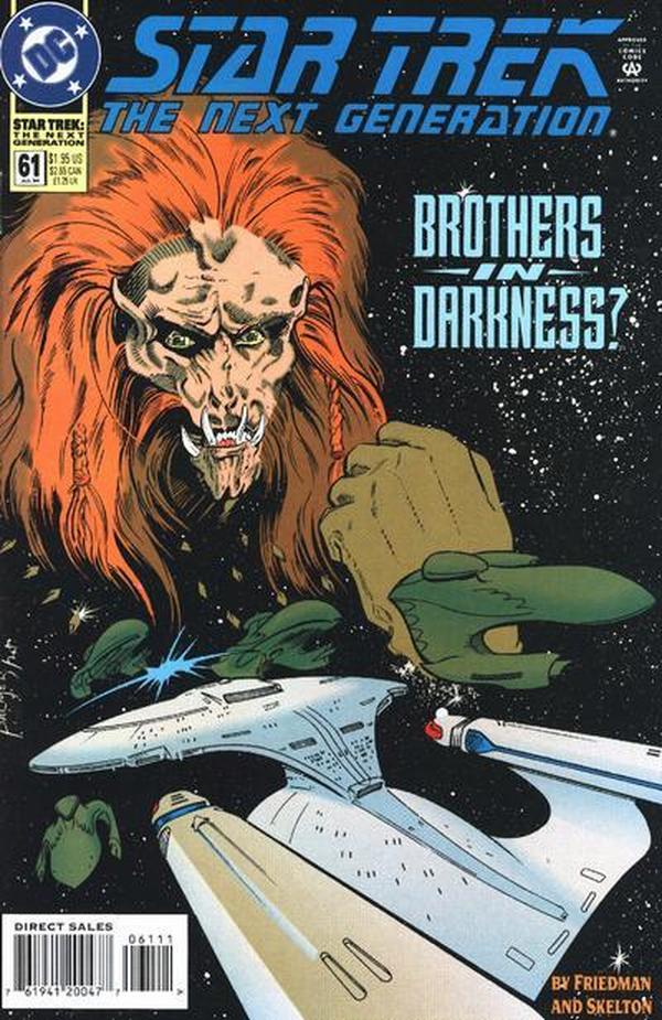 Star Trek: The Next Generation #61 cover