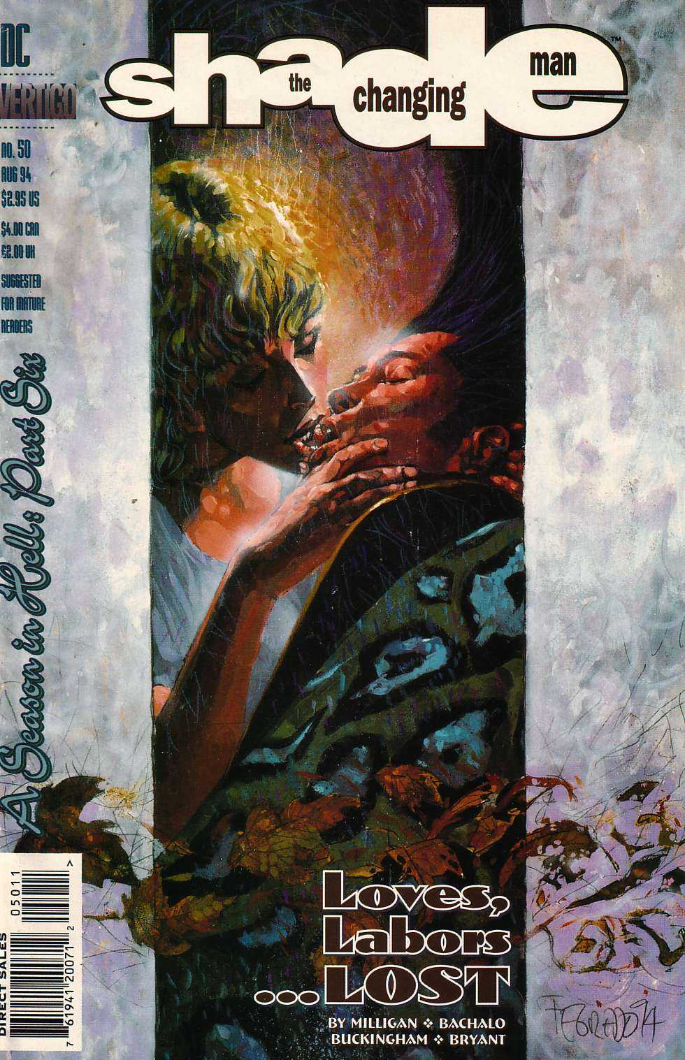 Shade, the Changing Man #50 cover