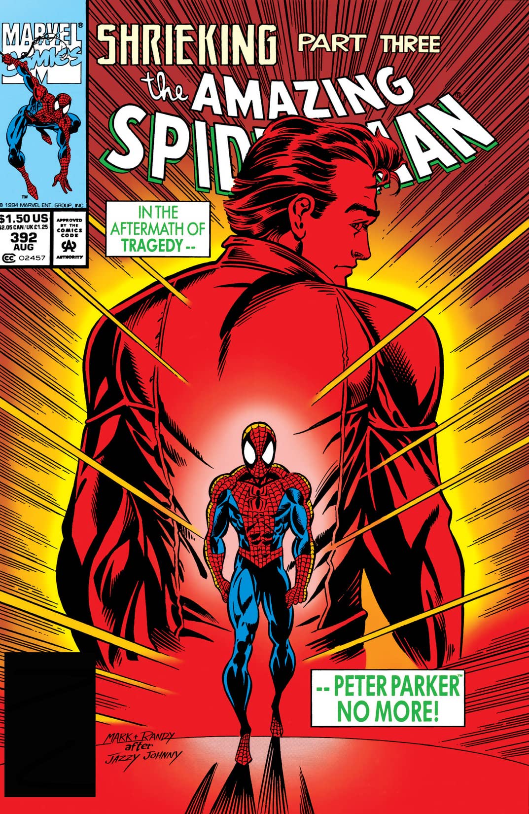 The Amazing Spider-Man #392 cover