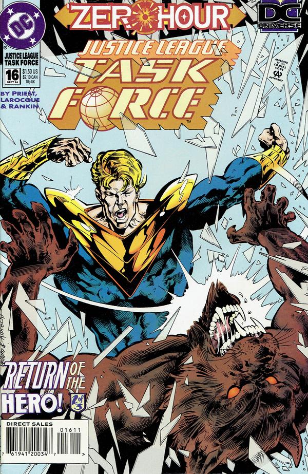 Justice League Task Force #16 cover