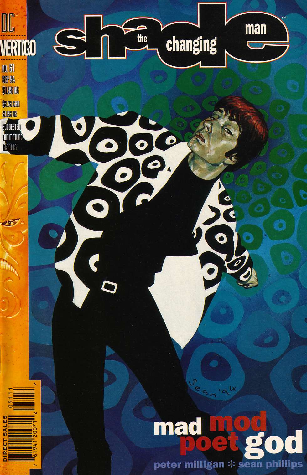 Shade, the Changing Man #51 cover