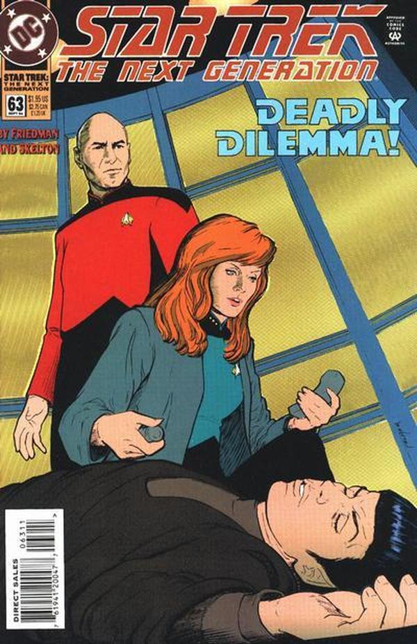 Star Trek: The Next Generation #63 cover