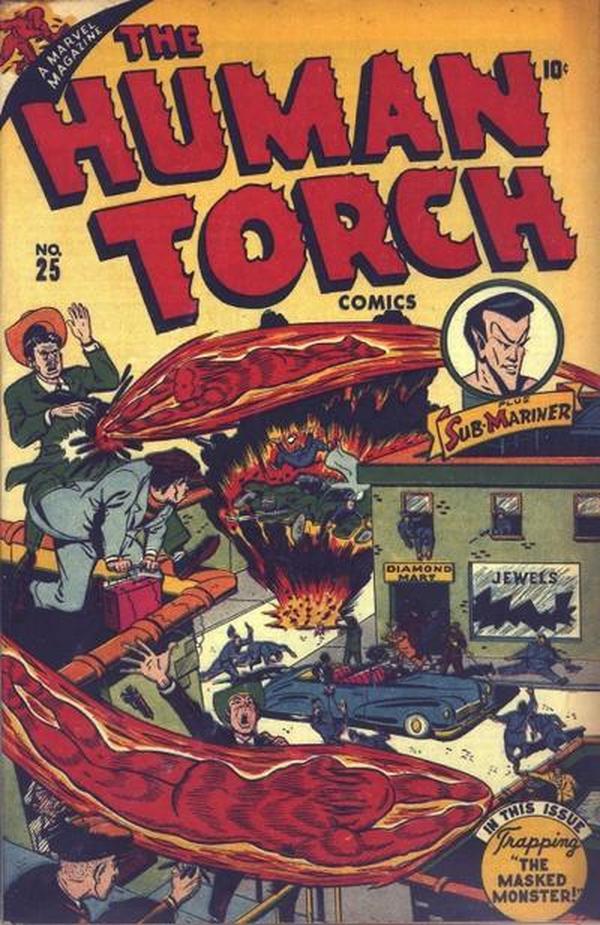 The Human Torch #25 cover