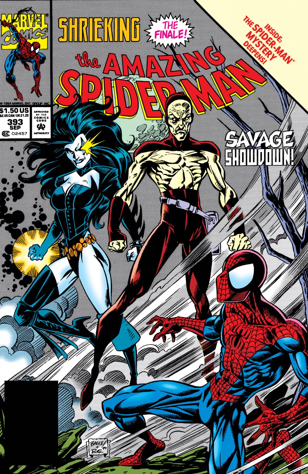 The Amazing Spider-Man #393 cover