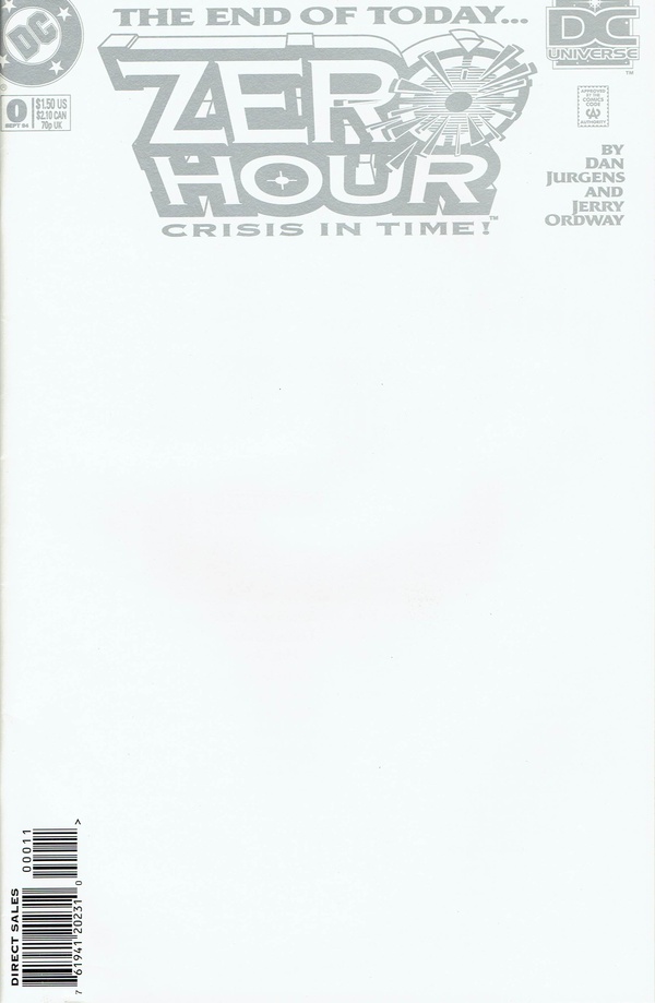 Zero Hour: Crisis in Time #0 cover