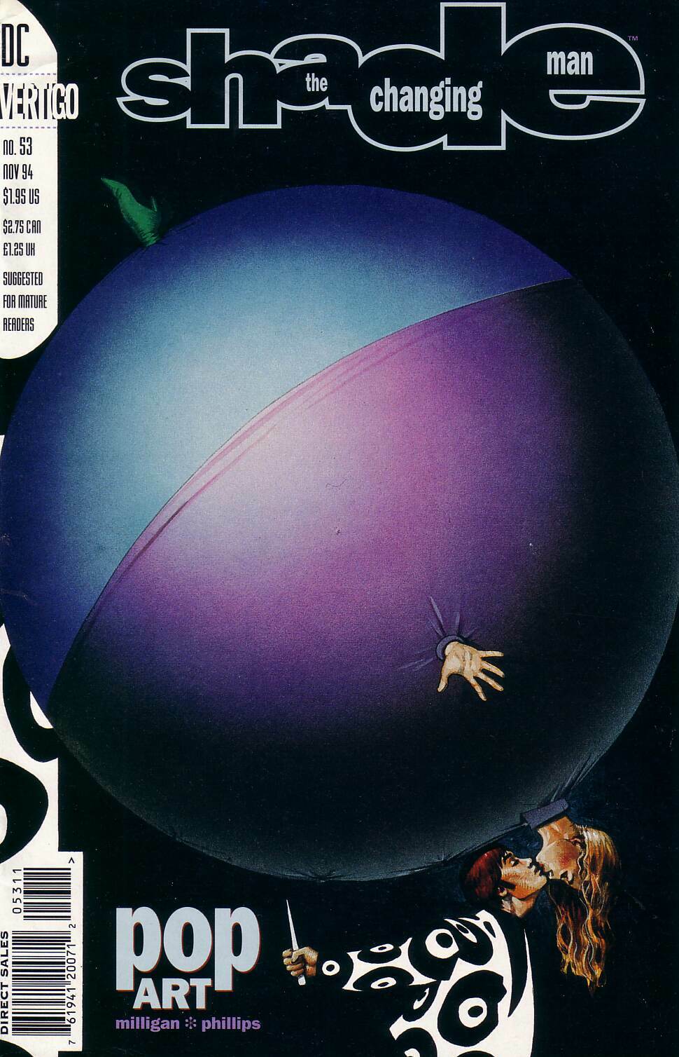 Shade, the Changing Man #53 cover