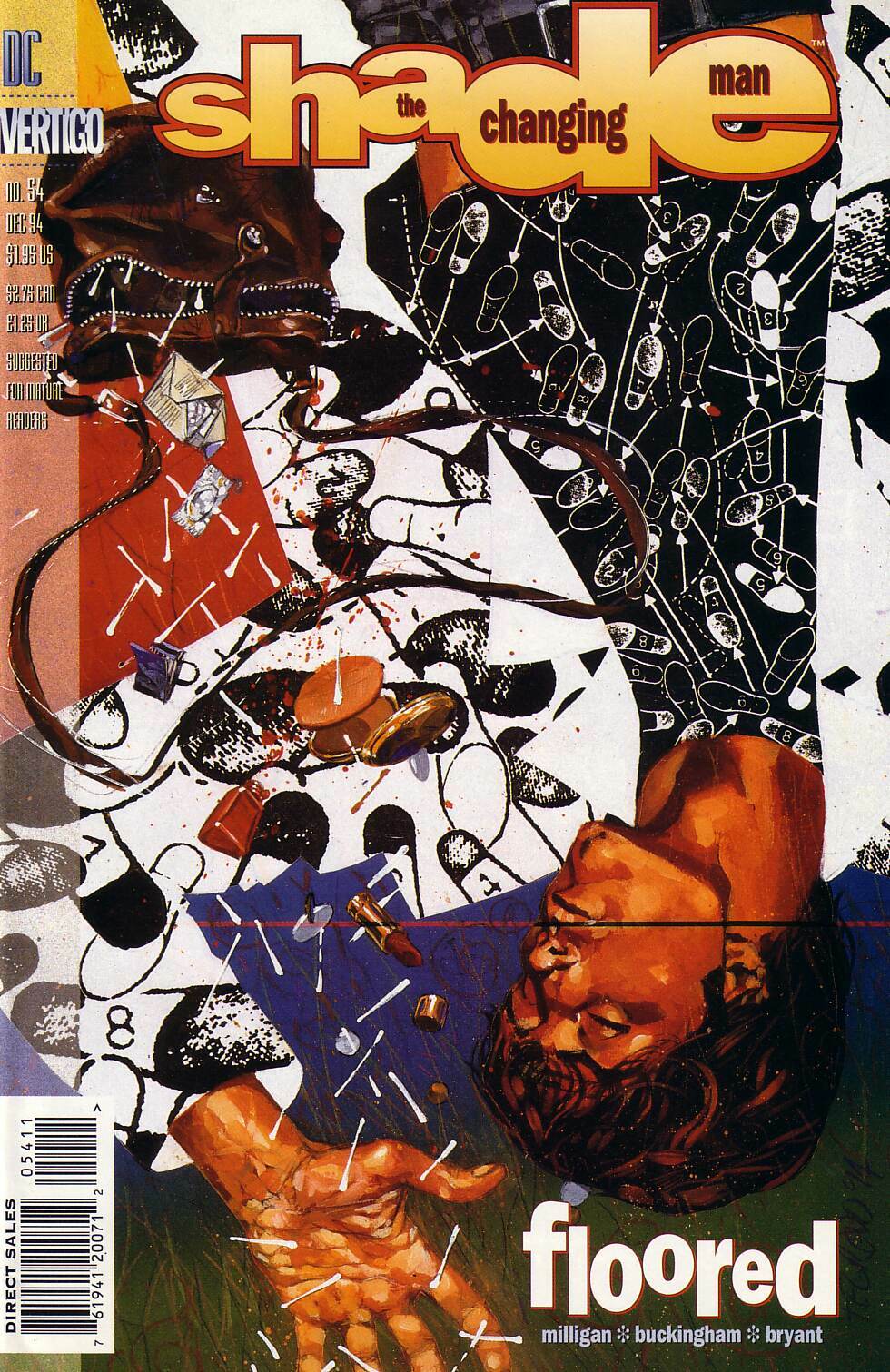 Shade, the Changing Man #54 cover