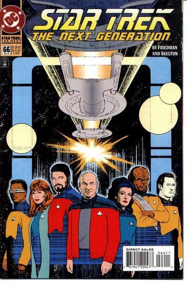 Star Trek: The Next Generation #66 cover