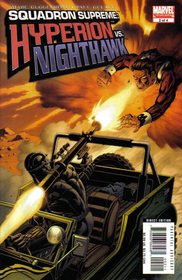 Squadron Supreme: Hyperion vs. Nighthawk #2 cover