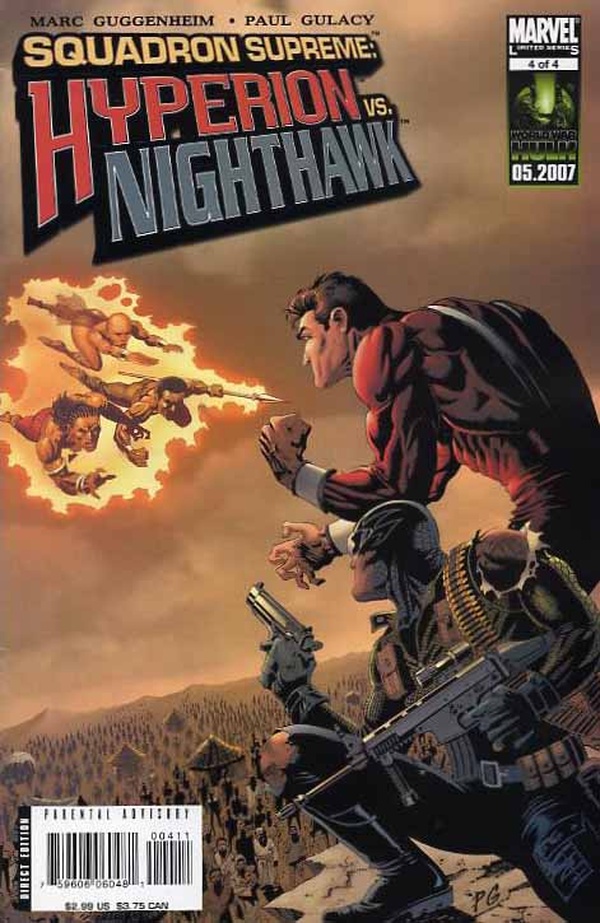 Squadron Supreme: Hyperion vs. Nighthawk #4 cover