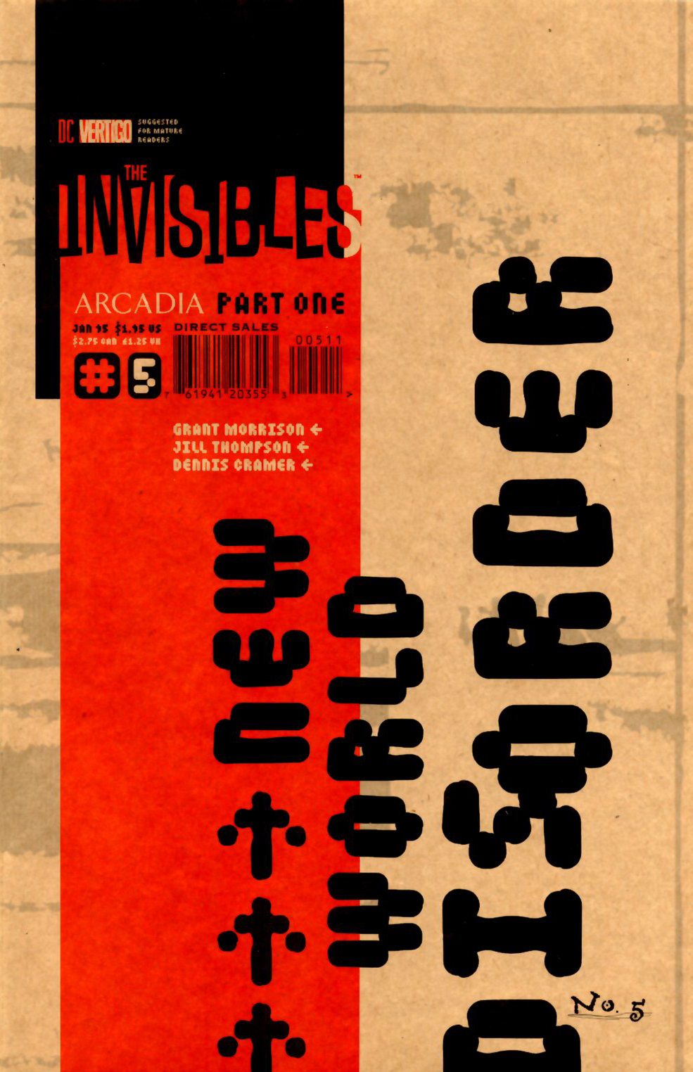 The Invisibles #5 cover