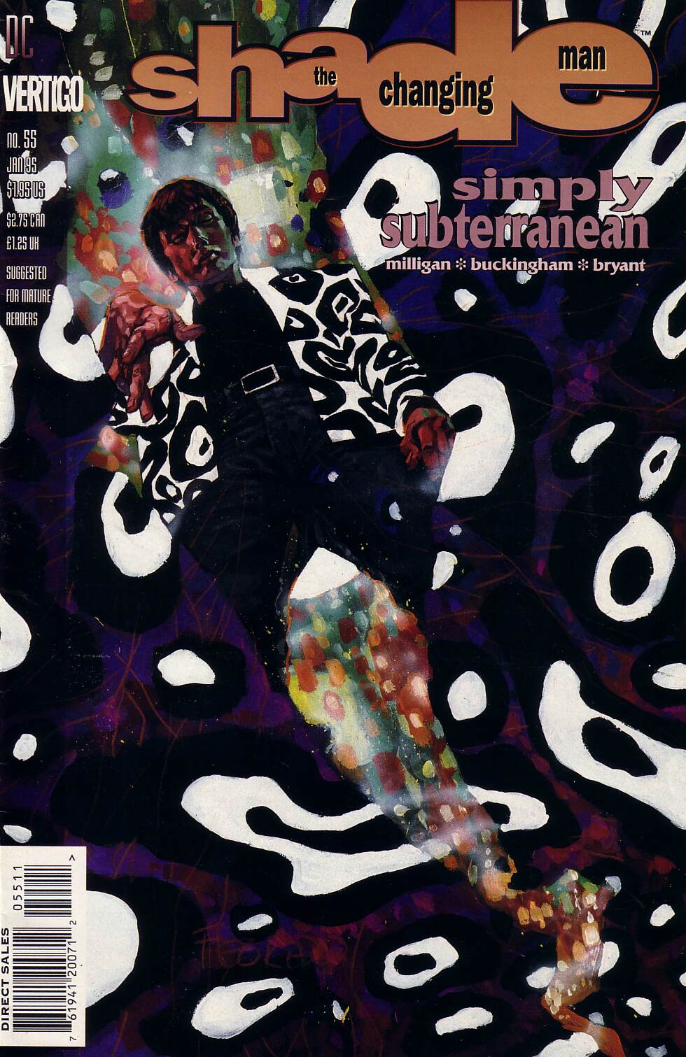 Shade, the Changing Man #55 cover