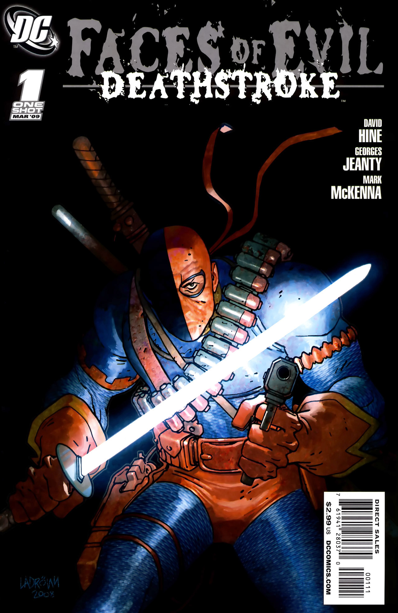 Faces of Evil: Deathstroke #1 cover