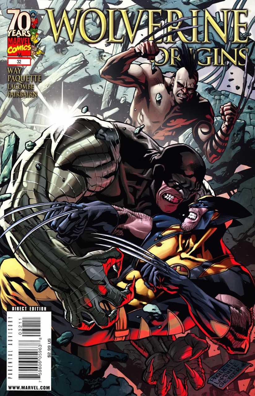 Wolverine: Origins #32 cover