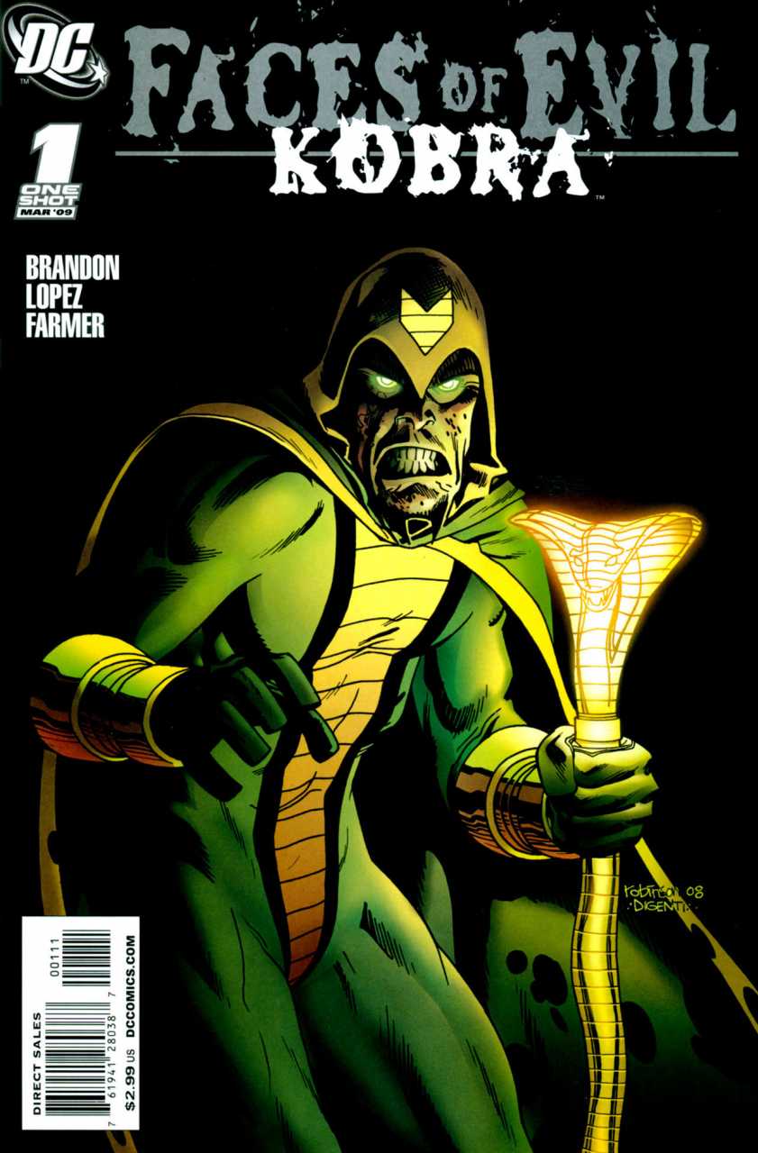 Faces of Evil: Kobra #1 cover