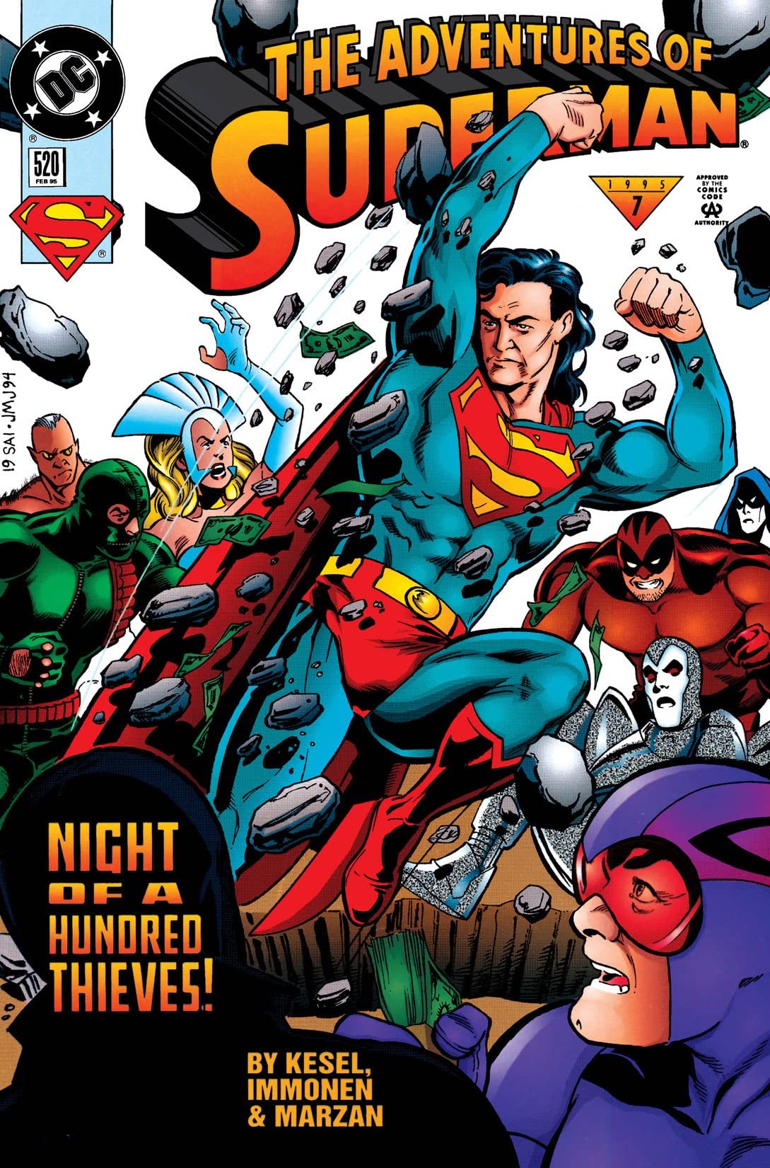 Adventures of Superman #520 cover