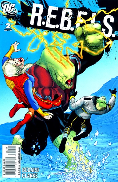 R.E.B.E.L.S. #2 cover
