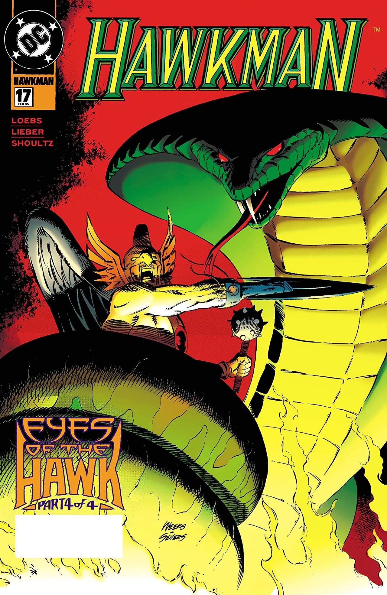 Hawkman #17 cover