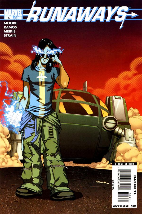 Runaways #5 cover