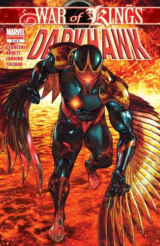 War of Kings: Darkhawk #2 cover