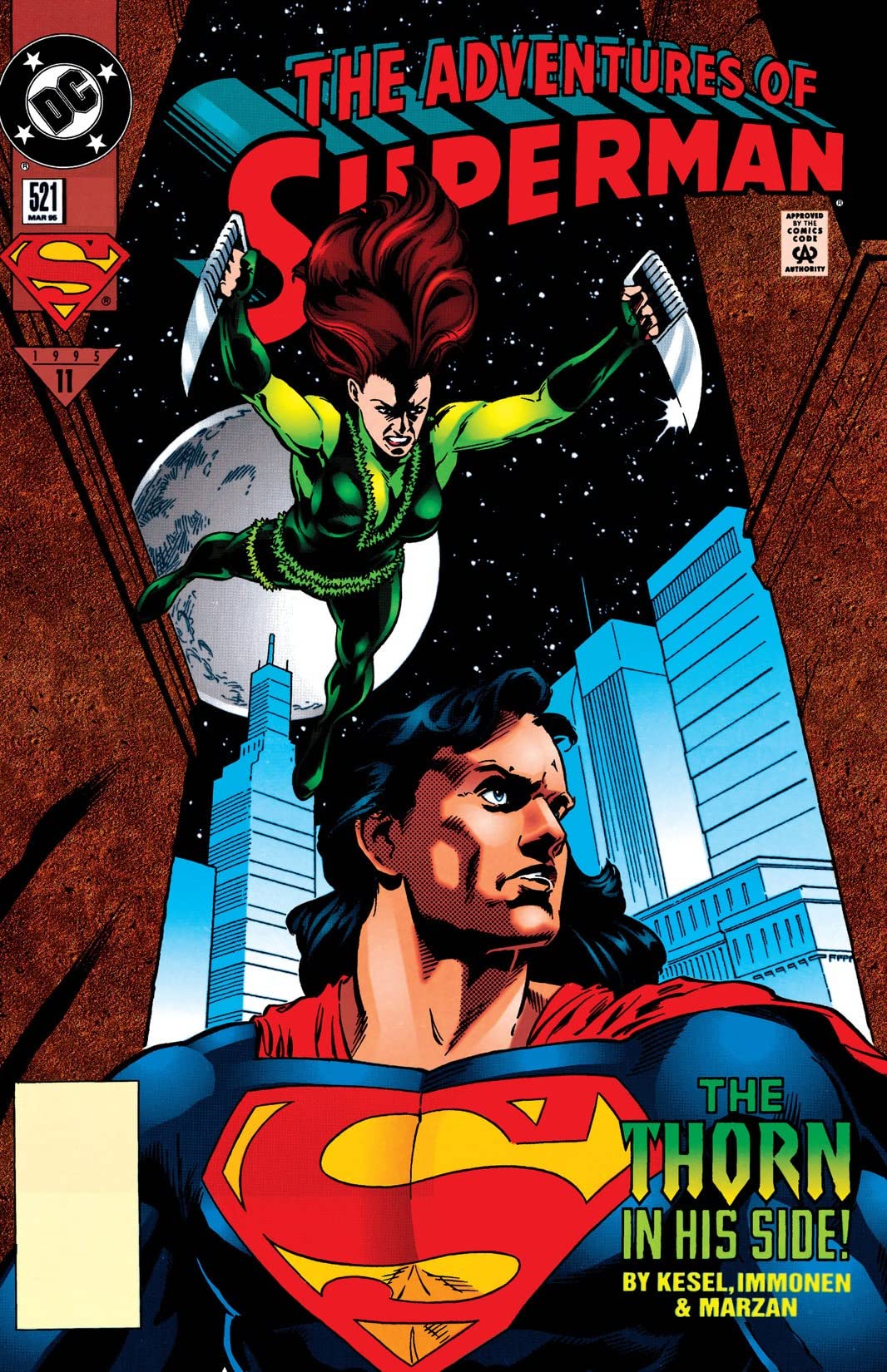 Adventures of Superman #521 cover