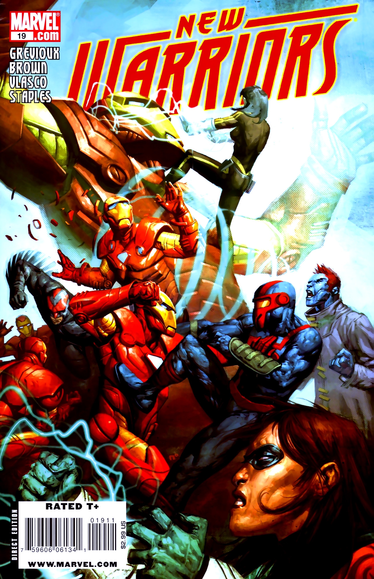 New Warriors #19 cover