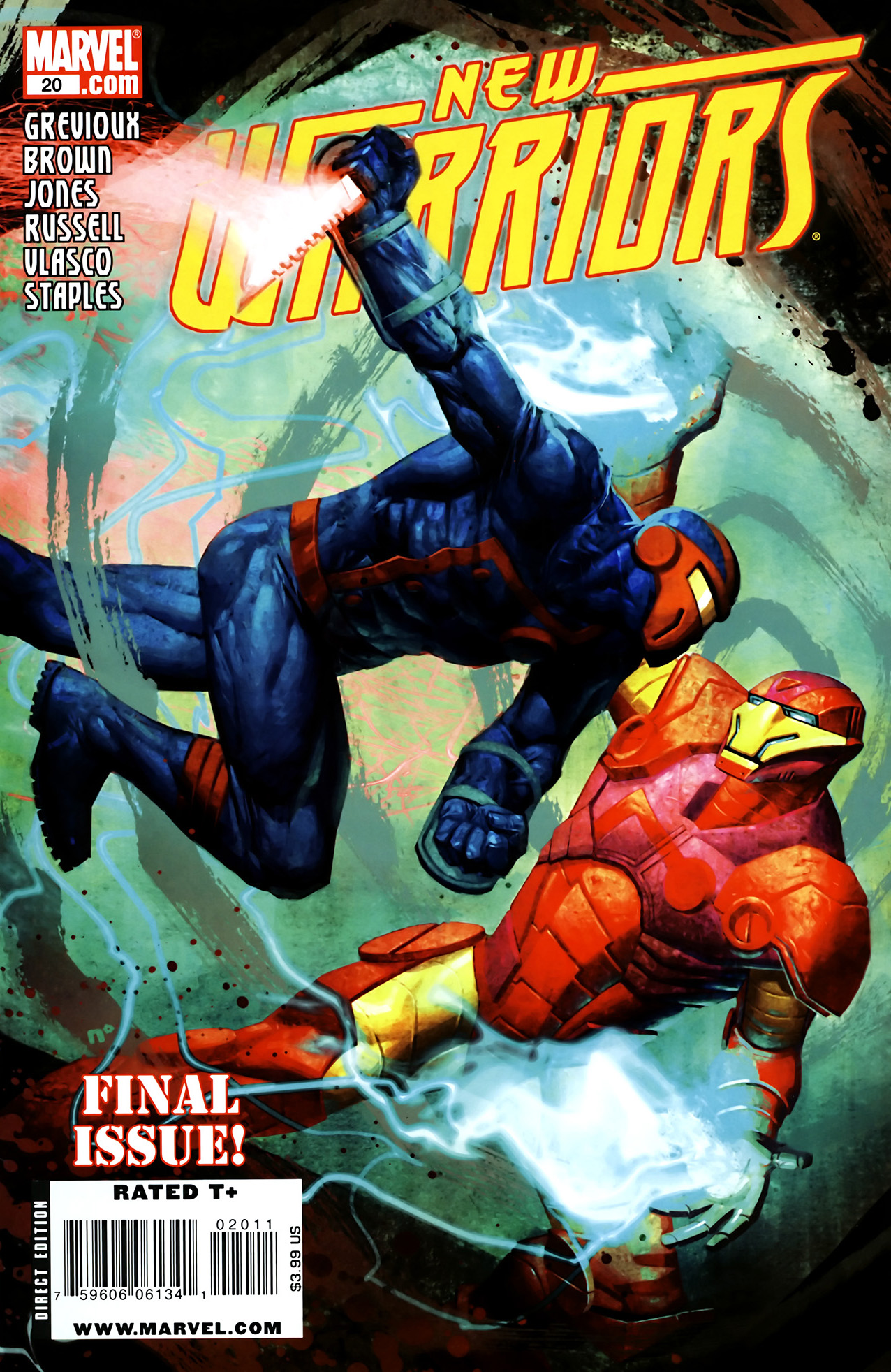 New Warriors #20 cover