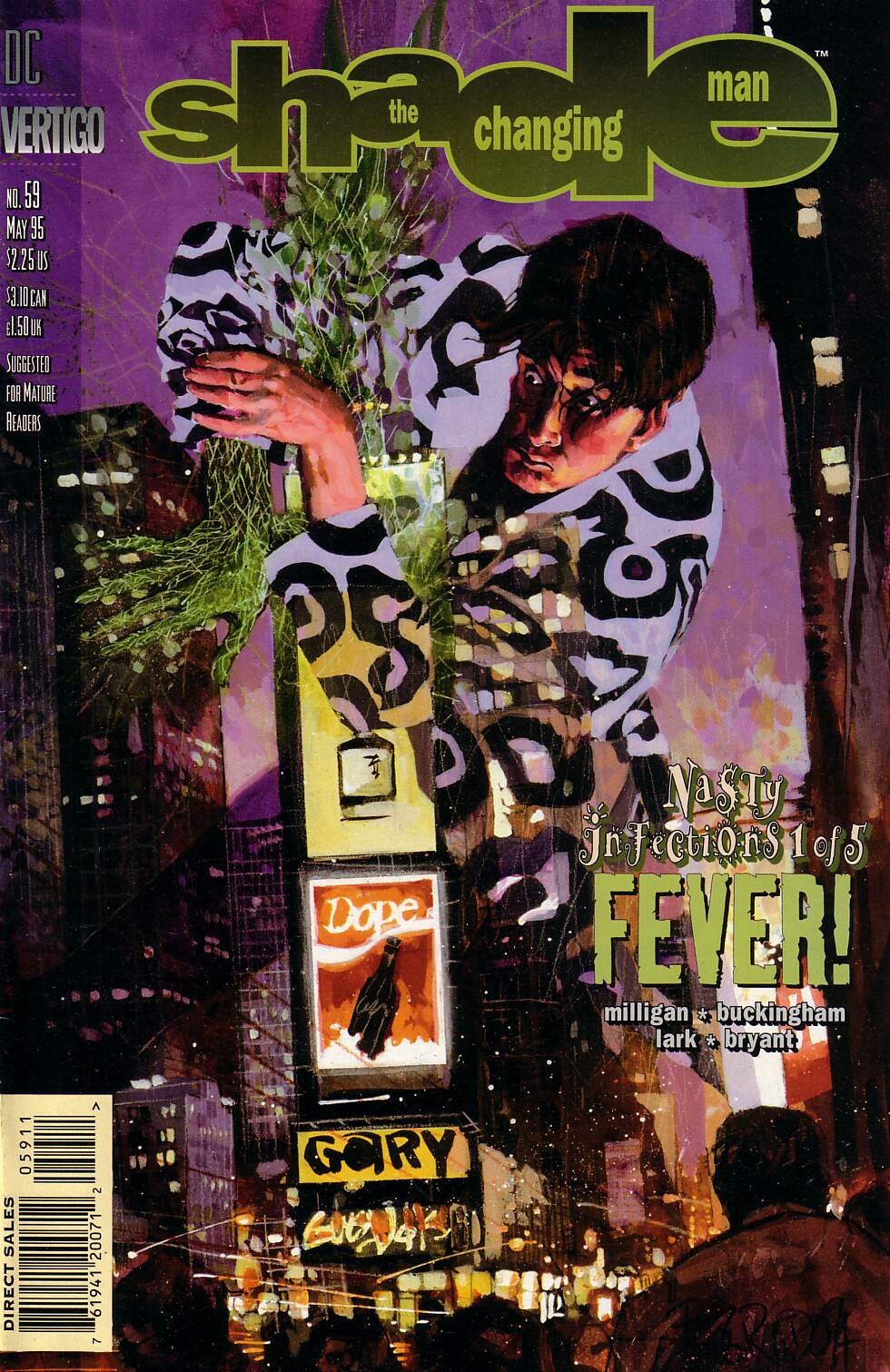 Shade, the Changing Man #59 cover