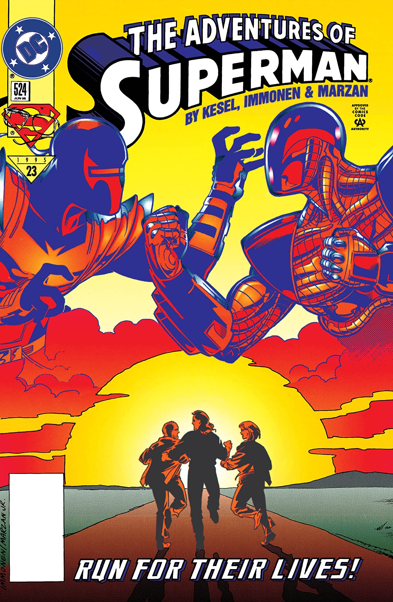 Adventures of Superman #524 cover