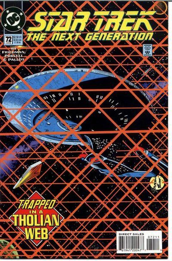 Star Trek: The Next Generation #72 cover