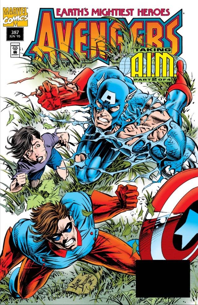 The Avengers #387 cover