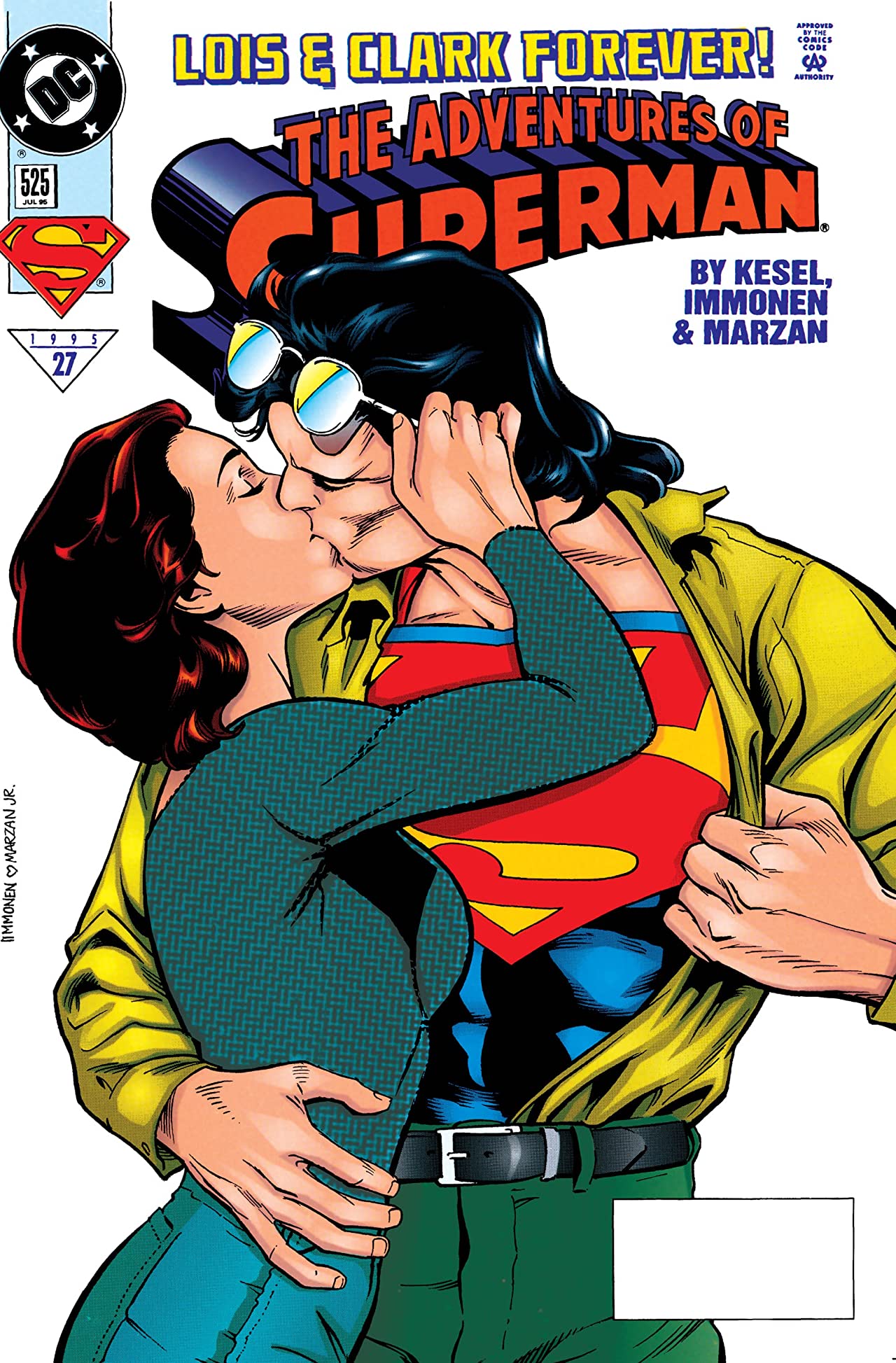 Adventures of Superman #525 cover