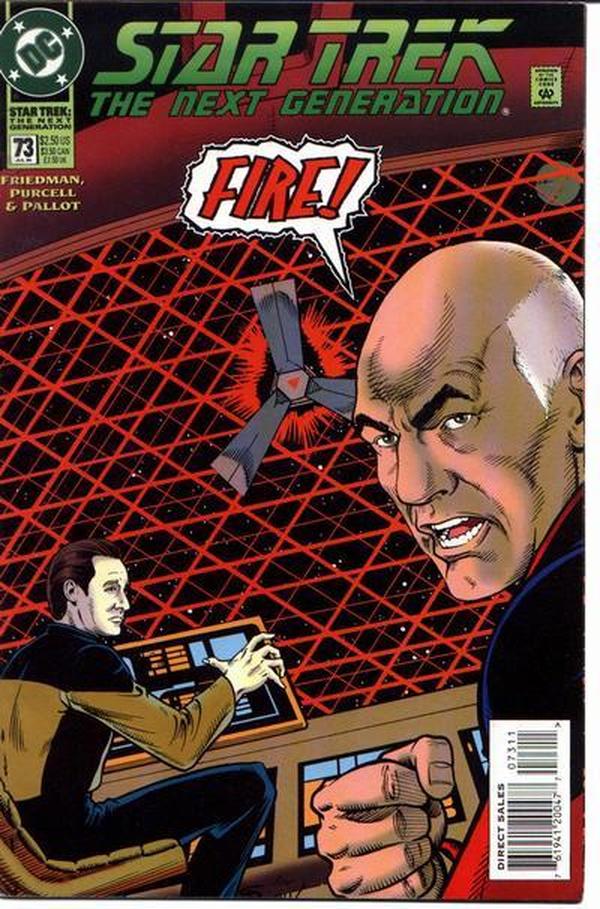 Star Trek: The Next Generation #73 cover