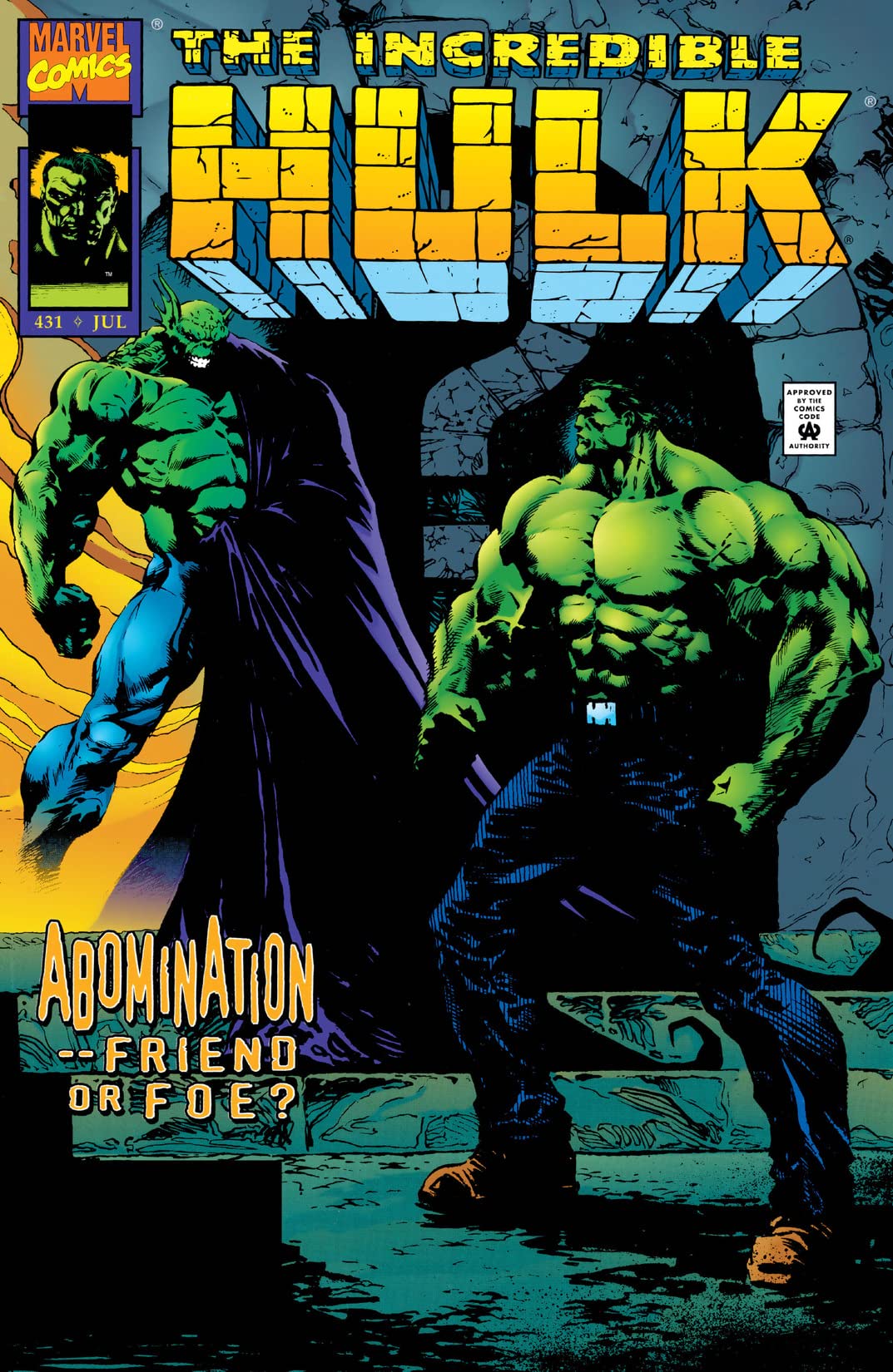 The Incredible Hulk #431 cover