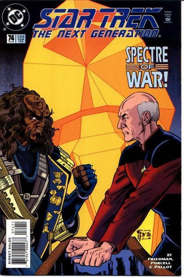 Star Trek: The Next Generation #74 cover