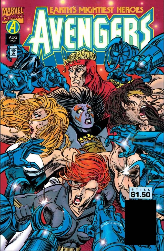 The Avengers #389 cover