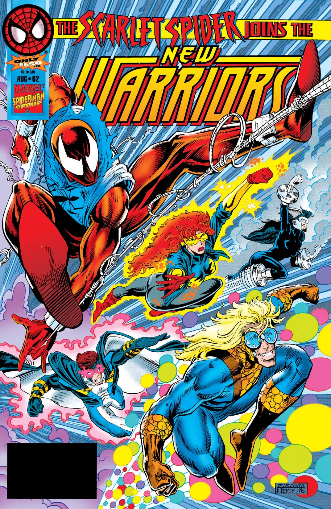 The New Warriors #62 cover