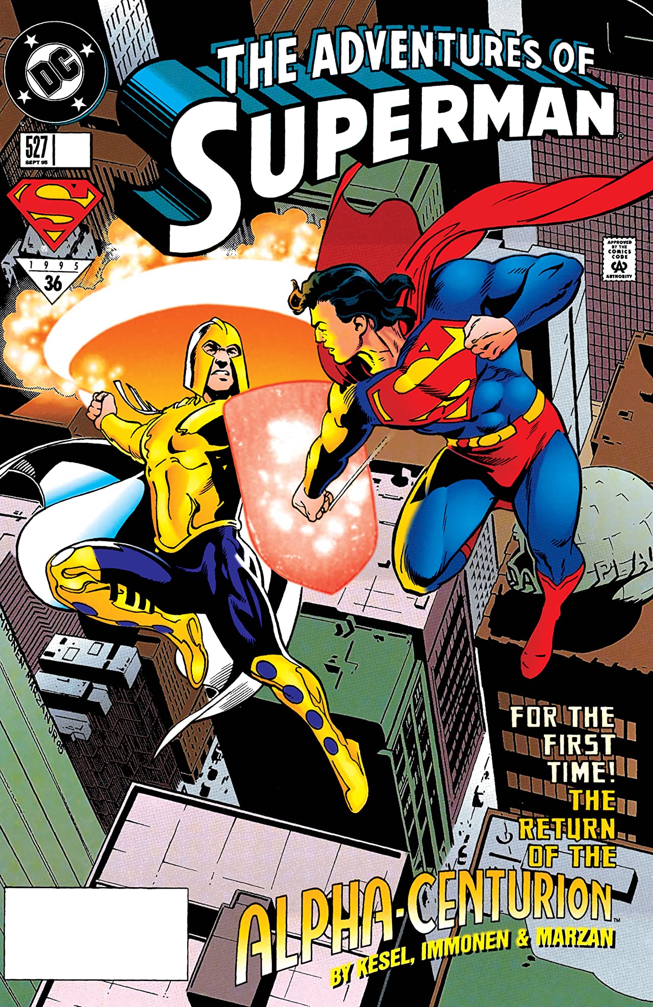 Adventures of Superman #527 cover