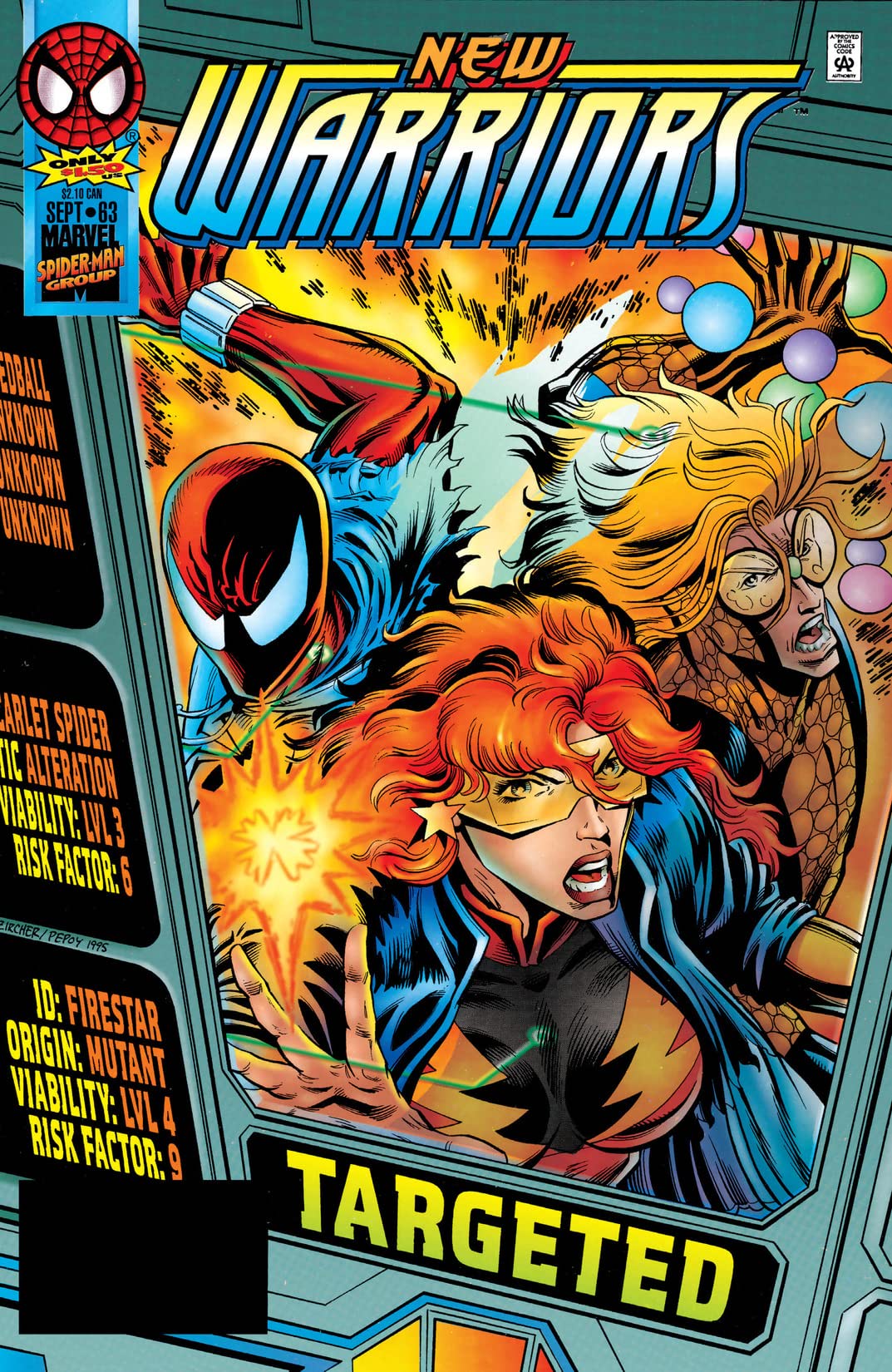 The New Warriors #63 cover