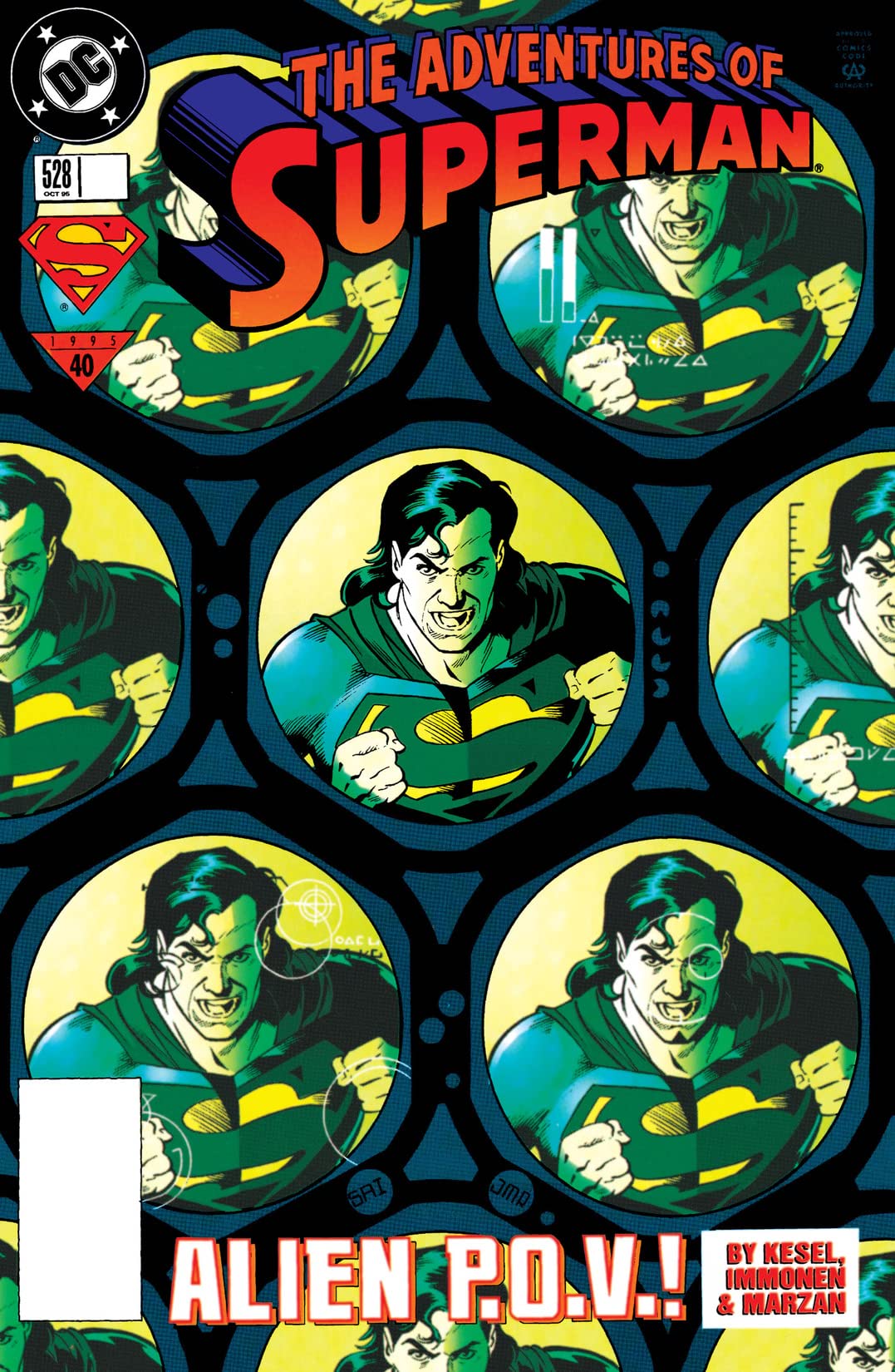 Adventures of Superman #528 cover
