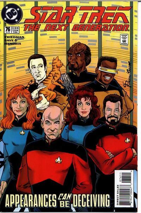 Star Trek: The Next Generation #76 cover