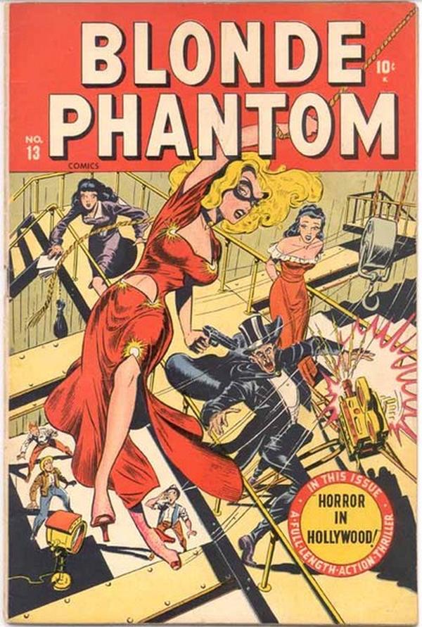 Blonde Phantom Comics #13 cover