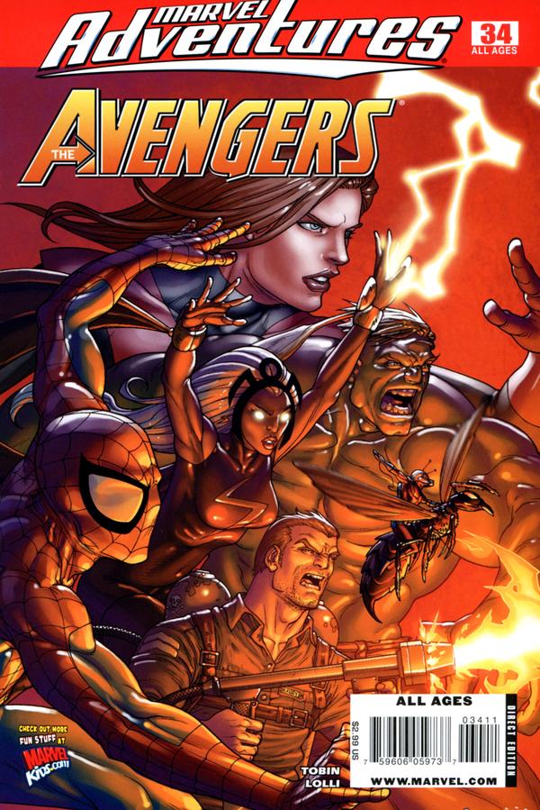 Marvel Adventures The Avengers #34 cover