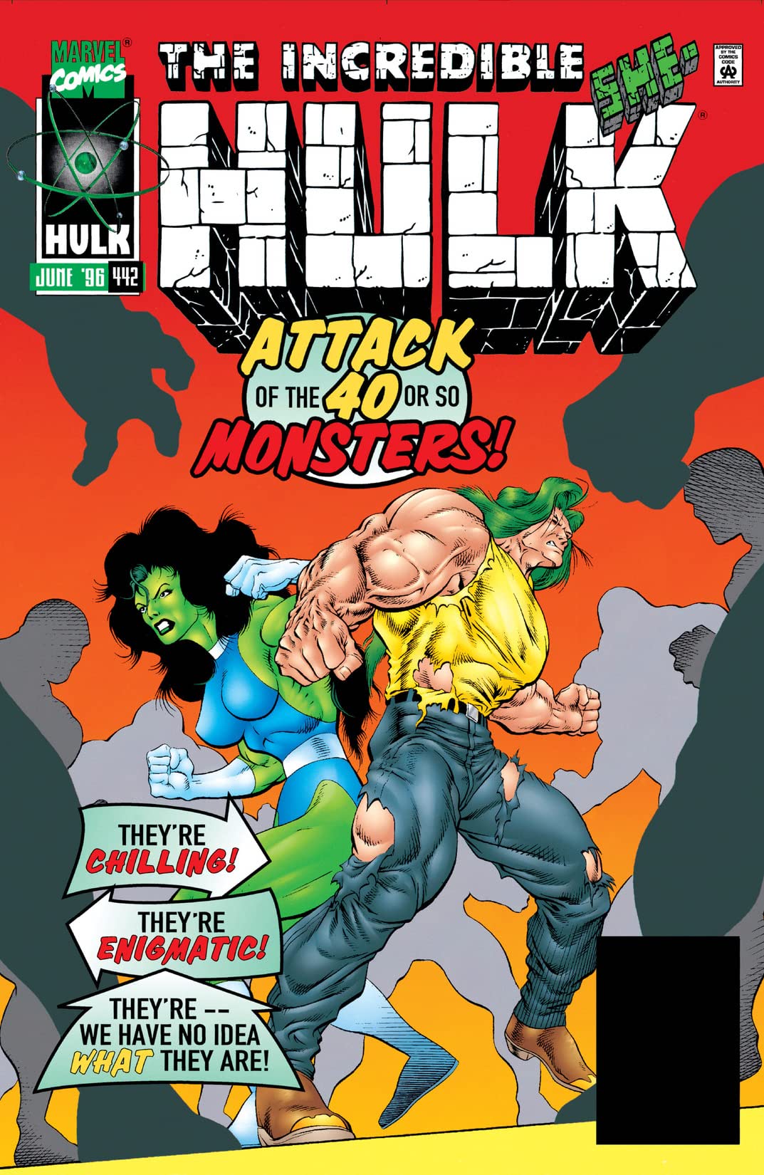 The Incredible Hulk #442 cover