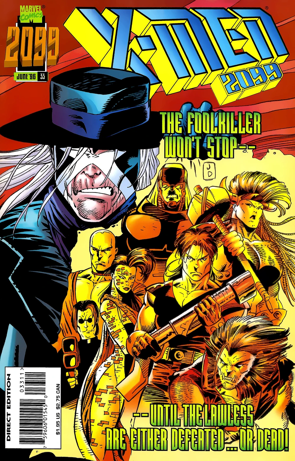 X-Men 2099 #33 cover