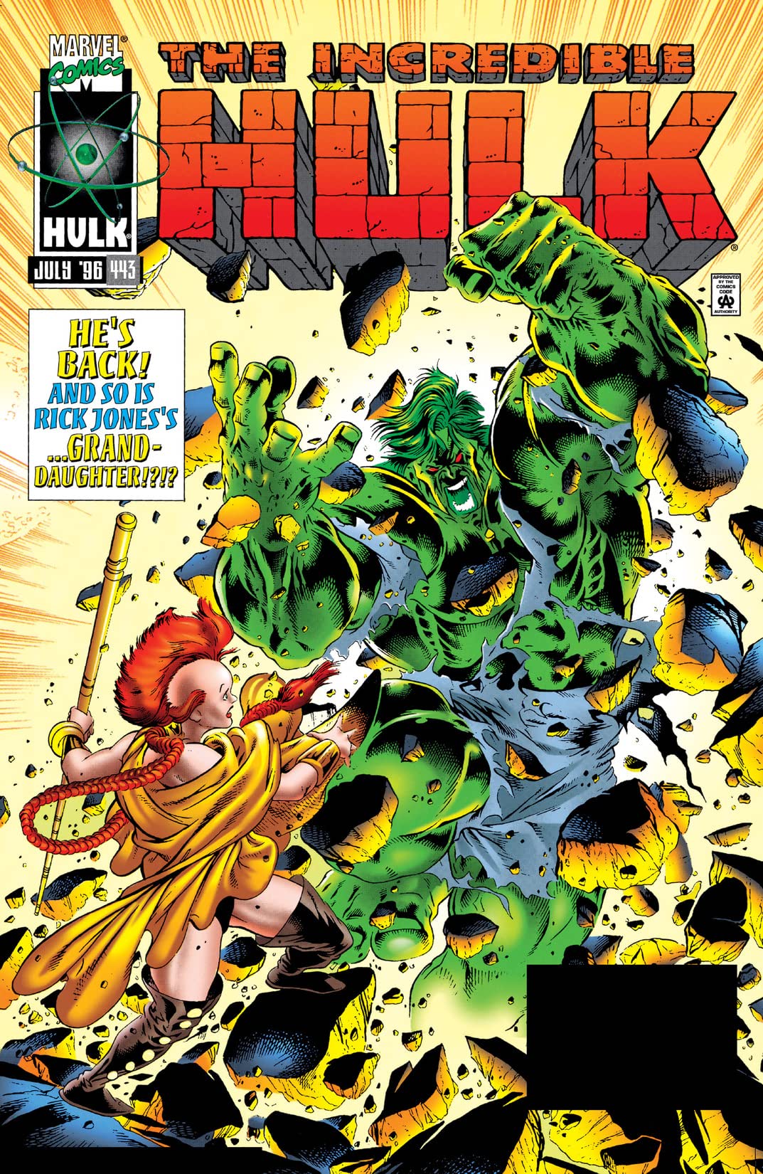 The Incredible Hulk #443 cover